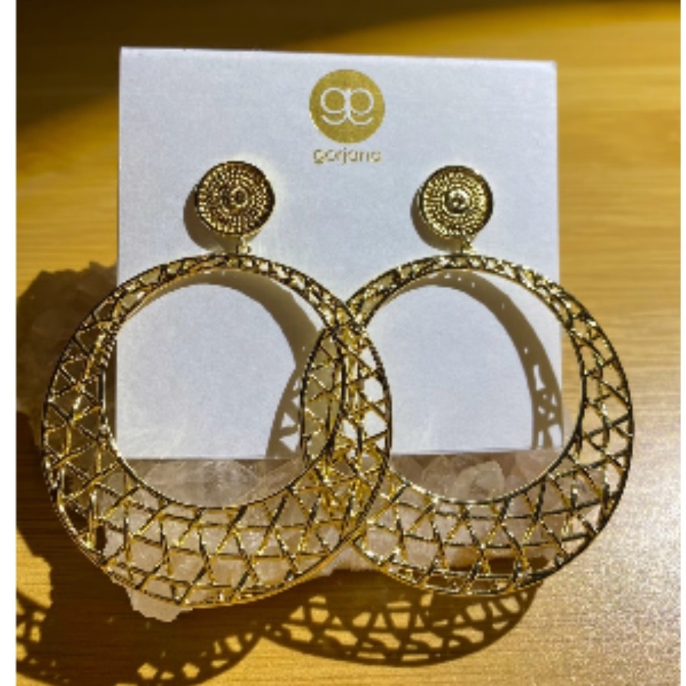 Authentic Gorjana Gold Hoop Bohemian Style Earrings! - Picture 11 of 11